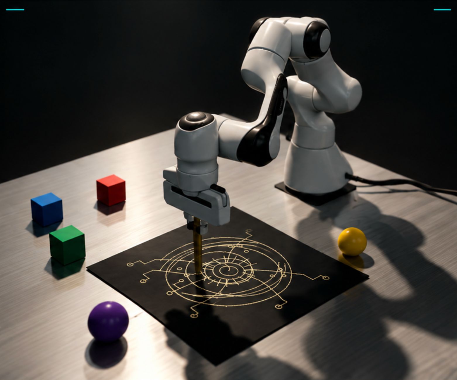 Celestia Borealis — extended robotic arm in action